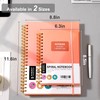 Yoment Spiral Notebook 8.5 x 11 A4 Large Notebooks for