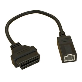 Lelukee 3 Pin OBD2 16 Pin Lead Cable for Honda