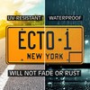 Ghostbusters Afterlife | ECTO-1 | Metal Stamped License Plates