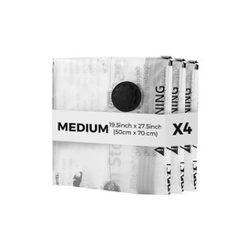 Vacuum Storage Bags, 4pcs Durable Space-Saving Bags for Clothes and Bedding (Pump Required) – Ideal for Travel and Home, 50 x 70 cm