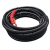 Pressure Power Washer Hose 4000 PSI Black 1/4" x 50 FT Wire Braided Rubber 3/8" quick connect ends