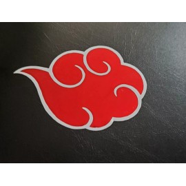 Akatsuki Cloud Symbol Holographic Naruto Sticker Vinyl Decal V2 Wider Cloud