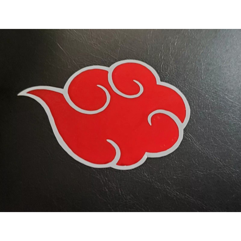 Akatsuki Cloud Symbol Holographic Naruto Sticker Vinyl Decal V2 Wider