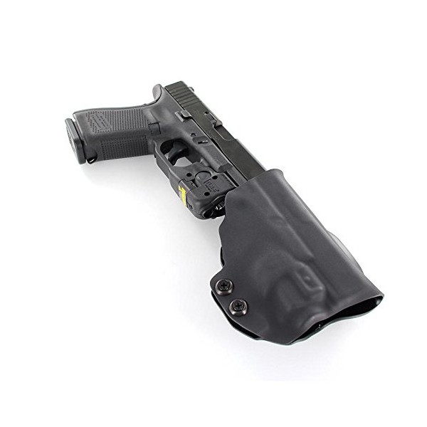 OWB Kydex Paddle Holster - TLR-6 - Black (Right-Hand, Fits Glock 17/22/31)