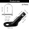 Bike Trailer Coupler Bike Trailer Hitch Connector Bicycle Adapter, Bicycle