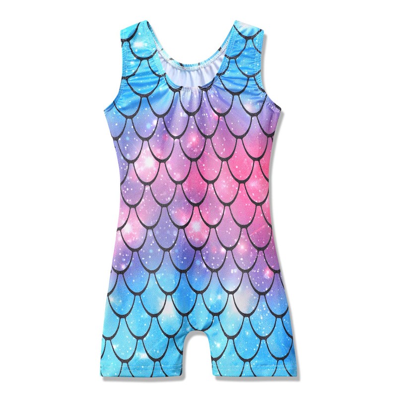 HOZIY Dance Practice Leotards for Girls Gymnastics Mermaid 4t 5t