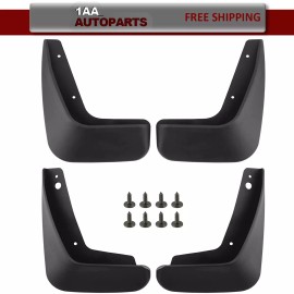 Unbranded 4x Mud Flap Splash Guard Black Fits Buick Lacrosse 2005-2008 Sedan Front & Rear