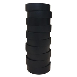 TradeGear TradeGear Electrical Tape (10PK) Black Matte C Waterproof, Flame Retardant, Strong Rubber Based Adhesive, UL Listed C Rated for Max. 600V and 80oC Use C Measures 60' x 3/4" x 0.07"