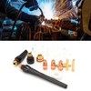 Welding Torch Accessories Kit Glass Cup Nozzle Consumables for WP-17/18/26