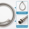 OFFO Handheld Shower Head Set, 6-Mode Brushed Nickel High Pressure