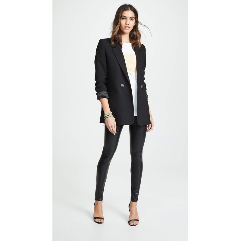 commando Women's Perfect Control Faux Leather Leggings, Black, L