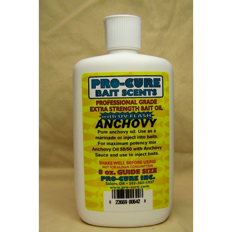 Pro-Cure Anchovy Bait Oil, 8 Ounce