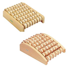 1x BEHREND Wooden Foot Roller Massager/Foot Massage Roller Massager, 7-8 Axles, , ,