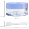 Pana 72PCS 10G/10ML Cream Cosmetic Lavender Sample Jar Containers with