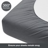 Viviland Plush Micro Fleece King Bed Sheet Set - Soft