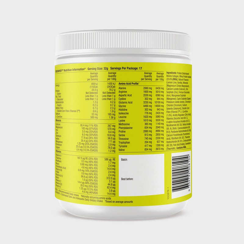 Isowhey Clear Lemon Lime 550g