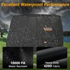 EVRBUL Golf Cart Cover, 4/4+2 Passengers Waterproof Golf Cart Covers