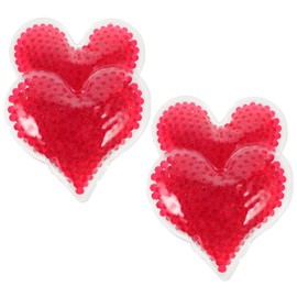 Beavorty Mini 4pcs Packs for Sports Injuries Reusable Heart Shape for Athletes Dancers