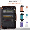 Aucovely Suitcase Organizer Travel Bags Organizer for Luggage Compression Hanging