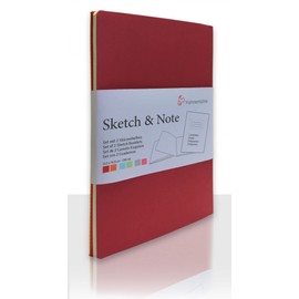 Hahnemühle Sketch & Note, Red Bundle, DIN A5, 125g/m², 20 Blatt