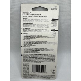 Revlon Colorstay 104 Soft Brown Brow Kit NEW