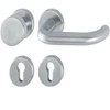 Hoppe Paris E138Z/42KV/42KVS 3297057 Door Fitting with Button/Profile Cylinder Holes,