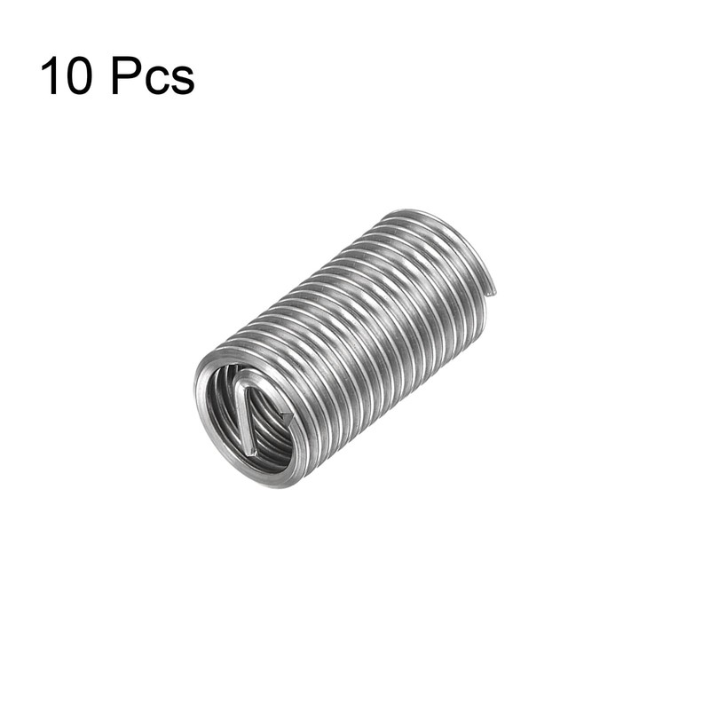 HARFINGTON 10pcs Wire Thread Inserts M10 x 1.5 3D 304