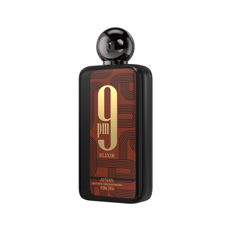 Afnan 9 PM Elixir Unisex Extrait de Parfum, 3.4 Fl.