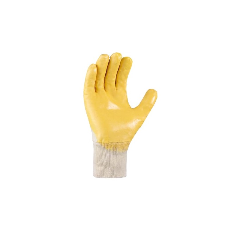 texxor Pack of 12 Nitrile Gloves 2356, Knitted Cuff, Pack