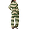 SENSERISE Womens Lounge Sets Oversized Sweater Set Striped Long Sleeve