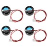 Micro Traders 4pcs Mini 2510 Brushless Cooling Fan 9V-14.4V Round