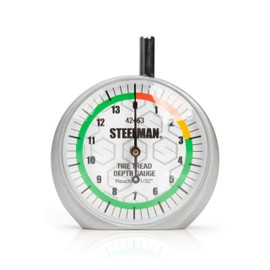 Steelman 42463 Dial-Type Color-Coded Tread Depth Gauge