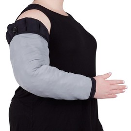 CircAid Circarid Profile Energy Oversleeve CG Foam Arm Sleeve Lymphedema Management, Grey, Long, II