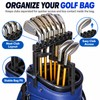 Adjustable Golf Club Organizer for 9 Irons – Protective Club