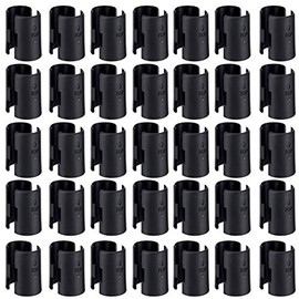 Clips de alambre para estantes – Paquete de 80 clips de bloqueo para estantes de postes de 1 pulgada