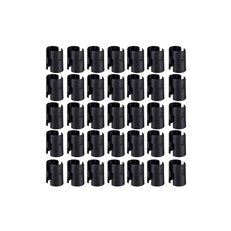 Clips de alambre para estantes – Paquete de 80 clips