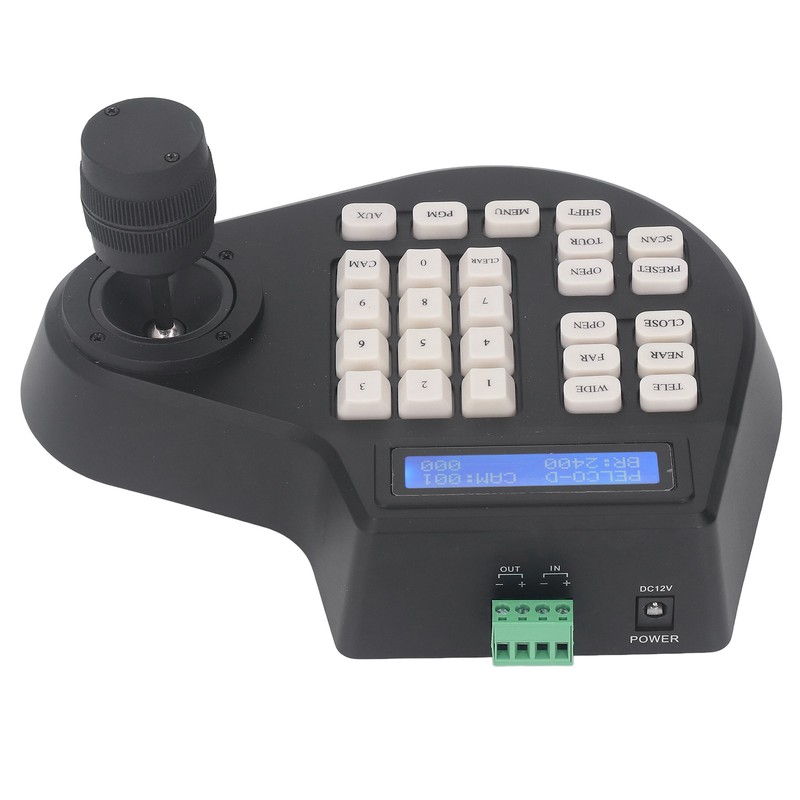 PTZ Pan Tilt Keyboard Controller Analog Coaxial Dome Camera Controller