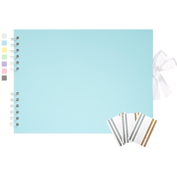 Yopih Scrapbook Photo Book with 100 White Pages 29x21.5 cm