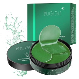 Unbranded biggle Under Eye patches (64 pcs)-Green Tea Eye Mask with Hyaluronic Acid