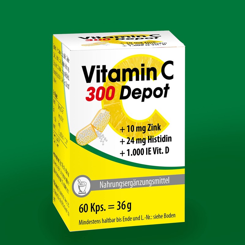 Vitamin C 300 Depot + Zinc + Histidine + Vitamin