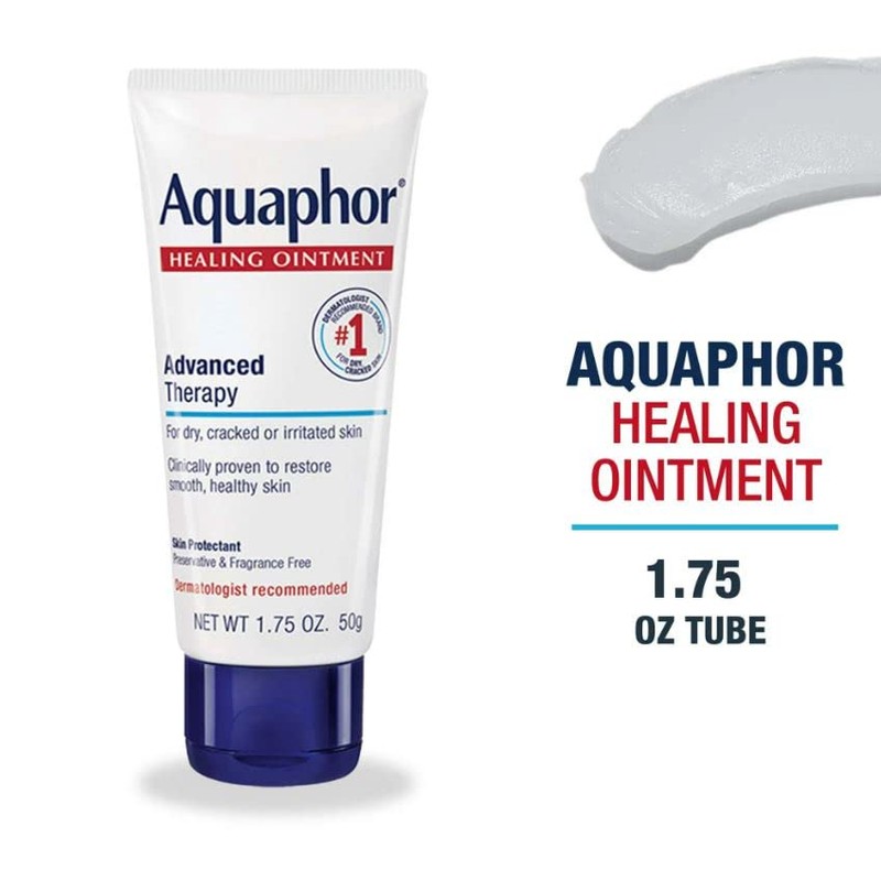 Eucerin Aquaphor Healing Ointment Dry, Cracked and Irritated Skin Protectant,