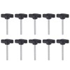 QUARKZMAN Pack of 10 Tea Wing Knobs Thumb Screws M4