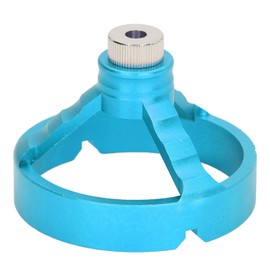 3 in 1 Vertical Hole Punch Locator, with 6 Drill Bushings Woodworking Drill Bit Jig Fixture Used for Woodworking Hole Punching(Blue)