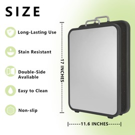 riwome Stainless Steel Cutting Board, Double Sided Cutting Boards for Kitchen, Stainless Steel and Wheat Straw PP Large Chopping Board.Dishwasher safe. (BLACK)