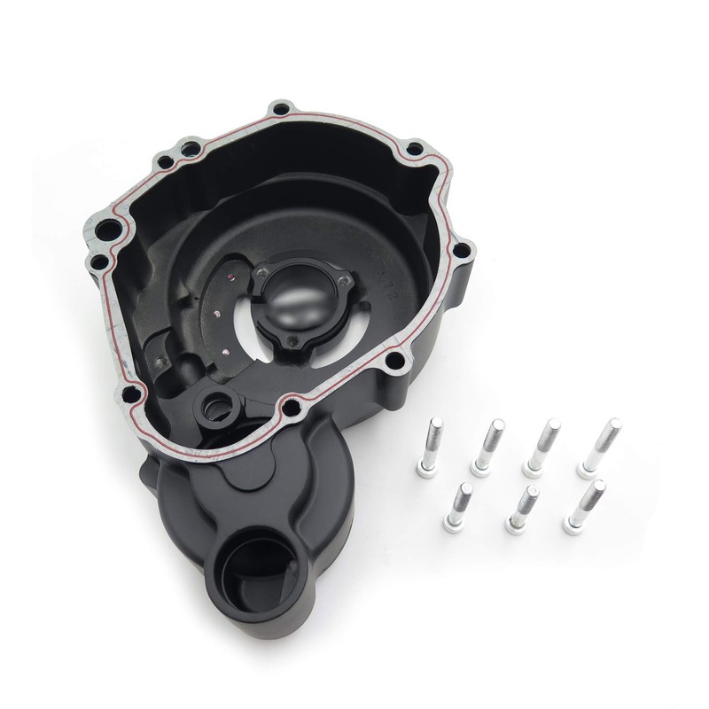 HTTMT MT313-002A- Black Left Engine Stator Cover See Through Compatible