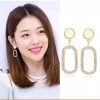 Unbranded Korean Style Sparkly Drop Dangle Earrings 925 Silver