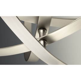 Progress Lighting P5142-126 Pendants, Burnished Silver