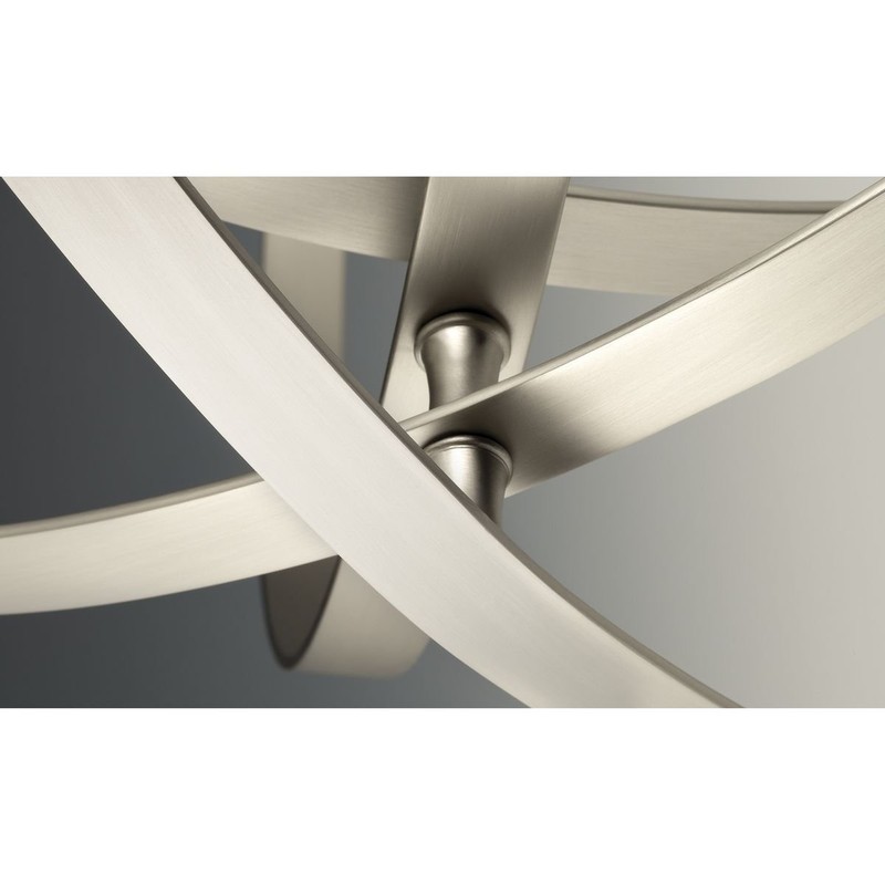 Progress Lighting P5142-126 Pendants, Burnished Silver