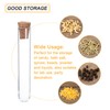 PATIKIL 20pcs 5ml Plastic Test Tubes with Cork Stopper 75x12mm