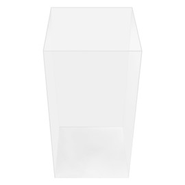 Clear Acrylic Display Case for Collectibles, 12*12*24 inch Large Dustproof Action Figures Dolls Toy Clear Countertop Box Transparent Acrylic Box Dustproof Protection Showcase for Collectibles Assemble